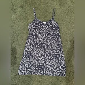 Black and White Floral Dress